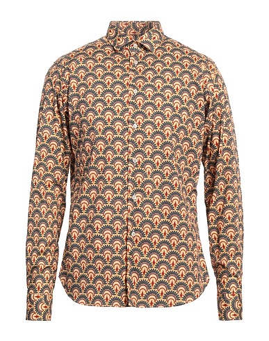 LIBERTY ROSE Patterned shirt Pastel yellow 100% Cotton