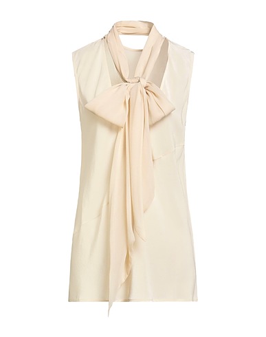 HELMUT LANG Silk top Beige 100% Silk