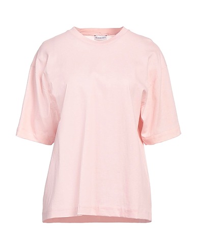 BURBERRY PRORSUM Basic T-shirt Light pink 100% Cotton