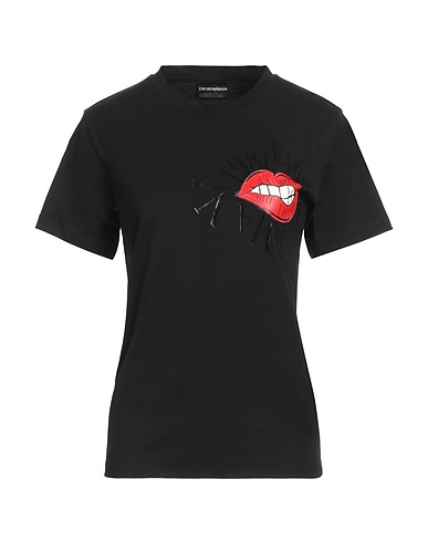 EMPORIO ARMANI T-shirt Black 100% Cotton