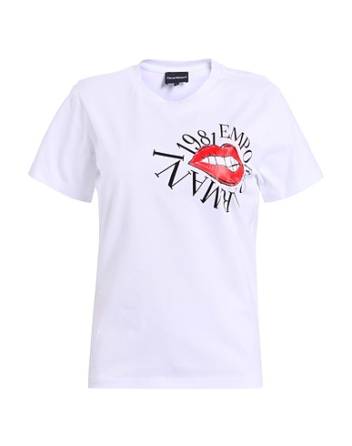 EMPORIO ARMANI T-shirt Bianco 100% Cotone