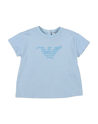 EMPORIO ARMANI T-shirt Light blue 100% Cotton