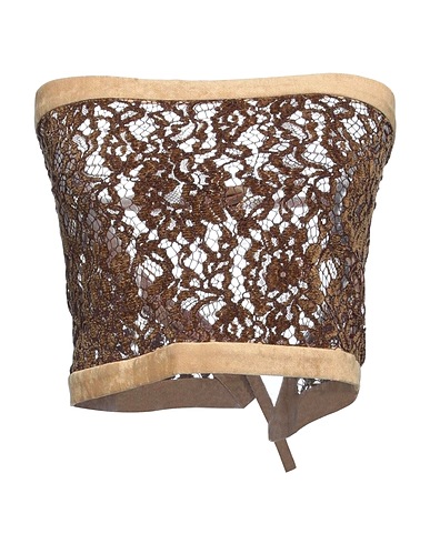 OUDE WAAG Top Beige 57% Poliestere, 22% Poliammide, 13% Cotone, 8% Rayon, Poliuretano