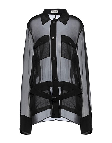 SAINT LAURENT Silk shirts & blouses Black 100% Silk
