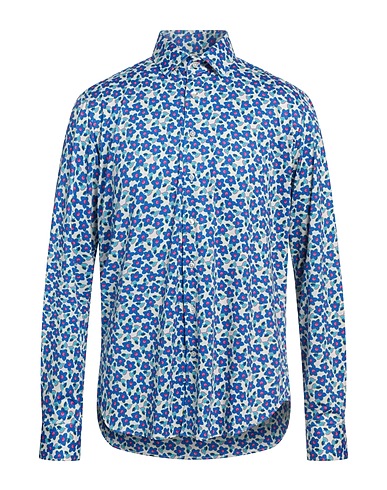 LIBERTY ROSE Patterned shirt Bright blue 76% Polyester, 24% Elastane
