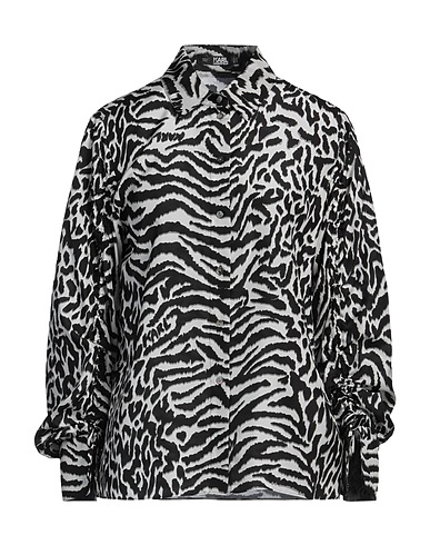 KARL LAGERFELD Patterned shirts & blouses Black 100% Silk