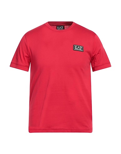 EA7 Ｔシャツ レッド コットン 100% / ポリウレタン / ナイロン / ポリエステル