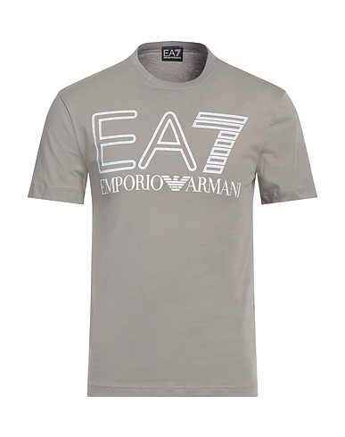 EA7 T-shirt Grigio chiaro 100% Cotone