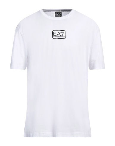 EA7 T-shirt White 100% Cotton