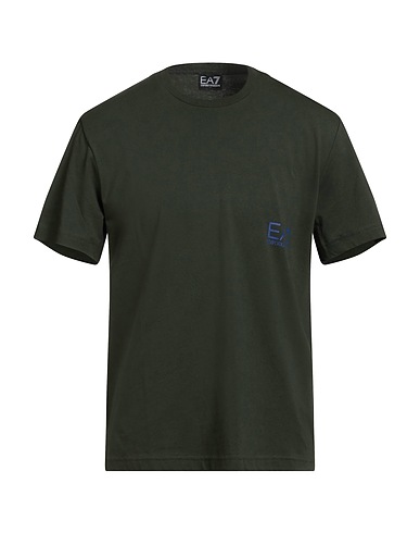 EA7 T-shirt Military green 100% Cotton