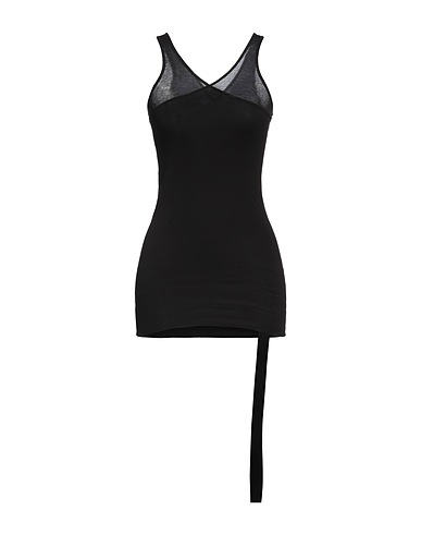 DRKSHDW by RICK OWENS Tank top Black 100% Cotton