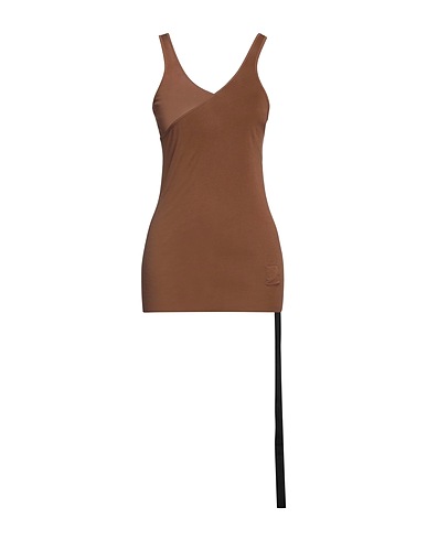 DRKSHDW by RICK OWENS Tank top Camel 100% Cotton