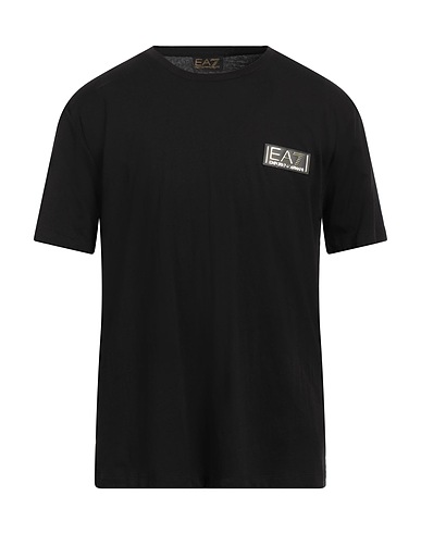 EA7 T-shirt Nero 100% Cotone