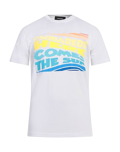 DSQUARED2 T-shirt Bianco 100% Cotone