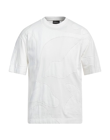 EMPORIO ARMANI T-shirt White 100% Cotton, Polyester