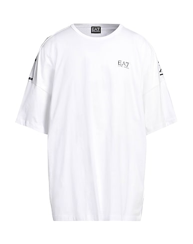 EA7 T-shirt White 100% Cotton