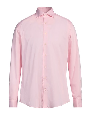 HACKETT Solid colour shirt Pink 100% Cotton