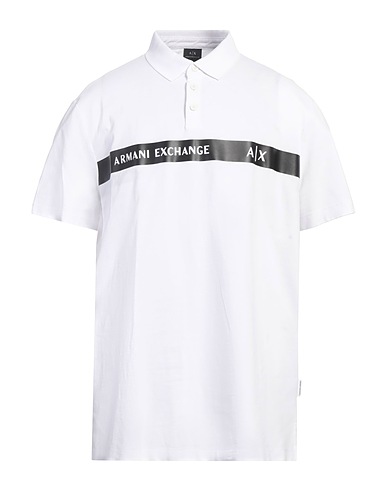 ARMANI EXCHANGE Polo shirt White 100% Cotton