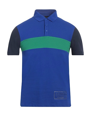 ARMANI EXCHANGE Polo Blu china 95% Cotone, 5% Elastan