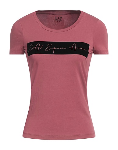 EA7 T-shirt Rosa antico 71% Cotone, 24% Modal, 5% Elastan