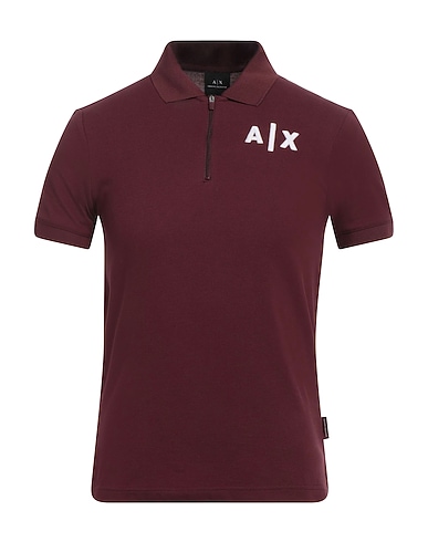ARMANI EXCHANGE Polo BORDEAUX 100% Algodón