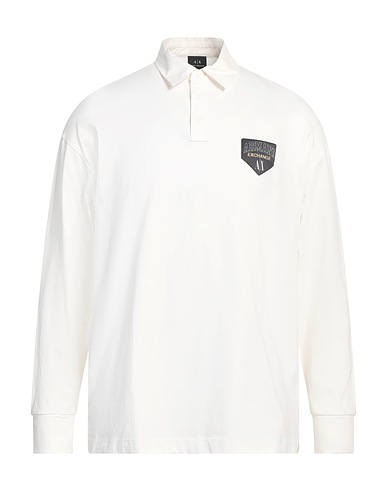 ARMANI EXCHANGE Polo shirt White 100% Cotton