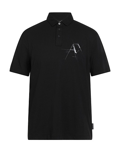 ARMANI EXCHANGE Polo Nero 100% Cotone