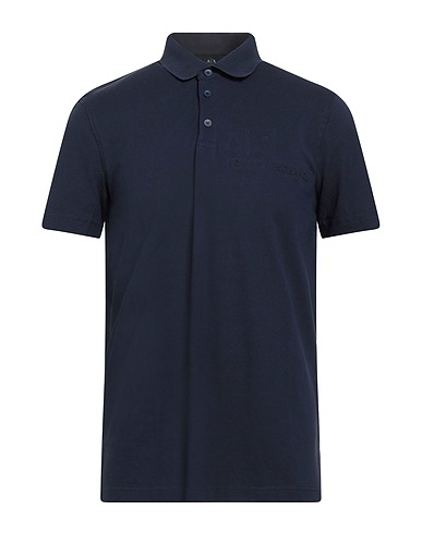 ARMANI EXCHANGE Polo Bleu nuit 100% Coton