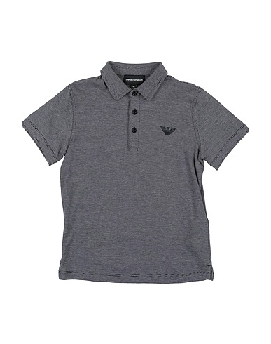EMPORIO ARMANI Polo shirt Midnight blue 100% Cotton