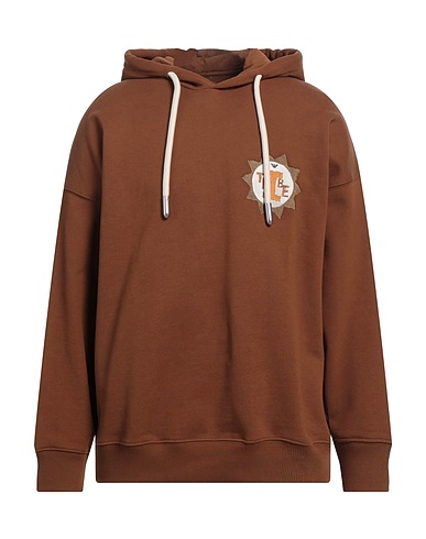 EMPORIO ARMANI Hooded track jacket  Brown 100% Cotton