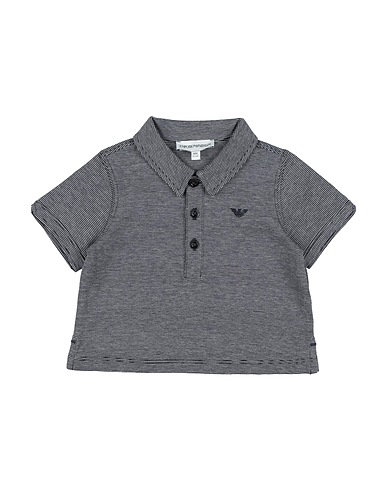 EMPORIO ARMANI Polo shirt Midnight blue 100% Cotton