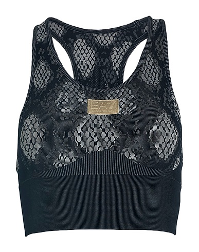 EA7 Top Black 52% Polyamide, 40% Recycled polyester, 8% Elastane