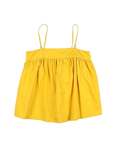 MARIUCCIA Top Yellow 55% Linen, 45% Viscose