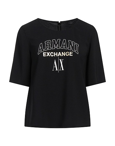ARMANI EXCHANGE Top Black 100% Polyester