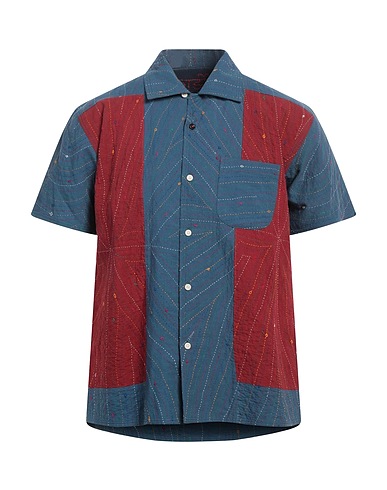 KARDO Camicia fantasia Avio 100% Cotone