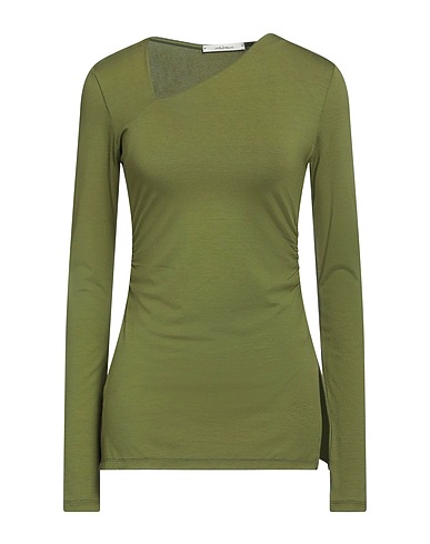 MALÌPARMI T-shirt Verde militare 95% Viscosa, 5% Elastan
