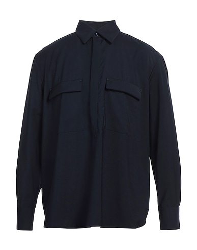 PT Torino Solid color shirt 100% Virgin Wool