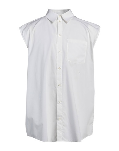 HELMUT LANG Solid color shirt White 100% Cotton