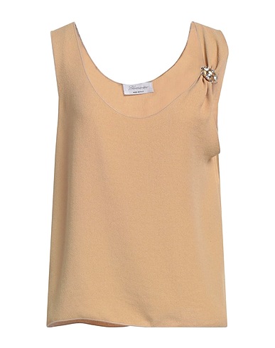 BLUMARINE Top Sand 100% Polyester