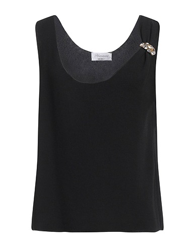 BLUMARINE Top Schwarz 100% Polyester