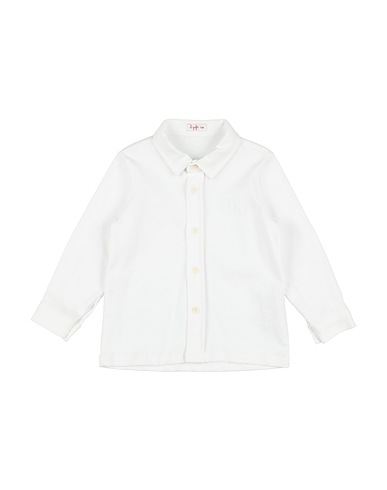 IL GUFO Solid colour shirt White 100% Cotton