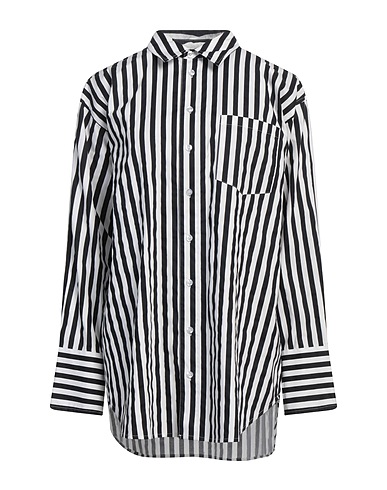 OVAL SQUARE Striped shirt Black 100% Cotton