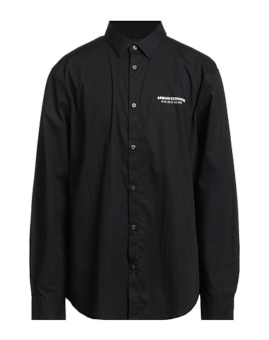 ARMANI EXCHANGE Camicie Nero 100% Cotone
