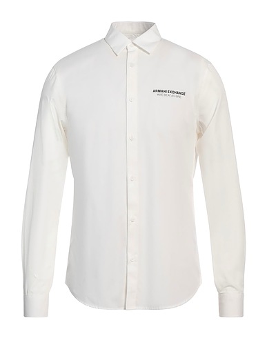 ARMANI EXCHANGE Shirts White 100% Cotton