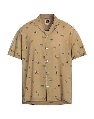 BSBEE Patterned shirt Khaki 100% Cotton