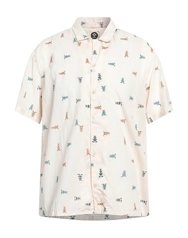 BSBEE Patterned shirt Beige 100% Cotton