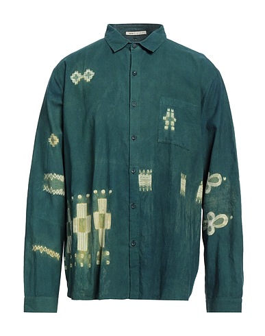 11.11 / ELEVEN ELEVEN Shirts Deep teal 100% Cotton