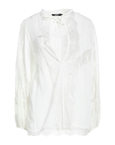 AMEN Top White 100% Viscose, Polyamide