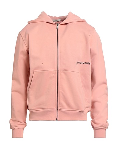 HINNOMINATE Hooded track jacket  Pink 100% Cotton, Elastane