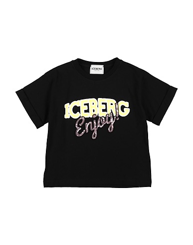 ICEBERG T-shirt Black 100% Cotton